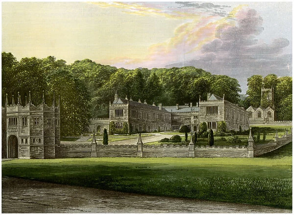 Lanhydrock, Cornwall, home of Lord Robartes, c1880