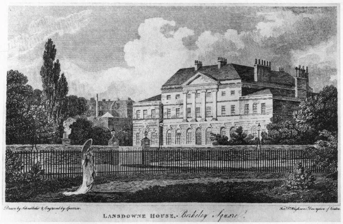 Framed Print : Lansdowne House, Berkeley Square, London, c19th century (1907). Artist: Sparrow Framed Print : Lansdowne House, Berkeley Square, London, c19th century (1907). Artist: Sparrow