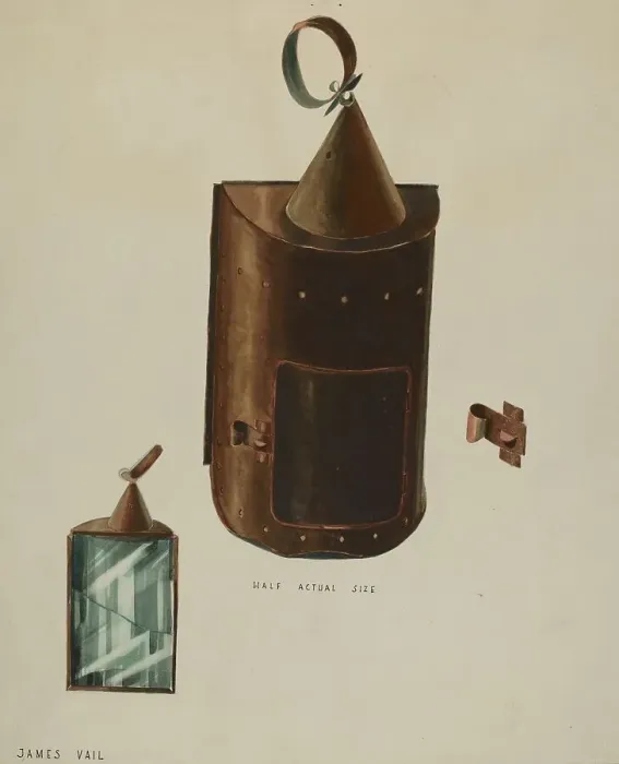 Framed Print : Lantern, c. 1936. Creator: James Vail Framed Print : Lantern, c. 1936. Creator: James Vail