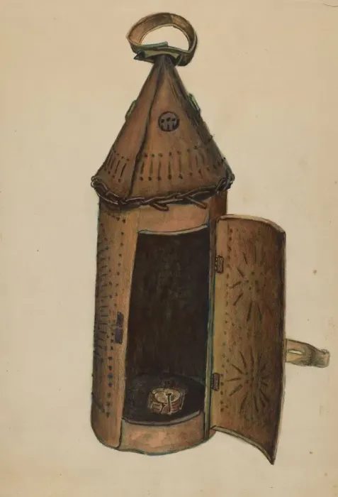 Framed Print : Lantern, c. 1937. Creator: Albert Eyth Framed Print : Lantern, c. 1937. Creator: Albert Eyth