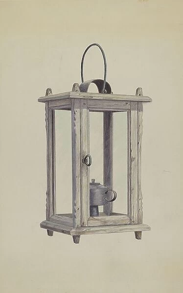 Lantern, c. 1937. Creator: Earl Butlin