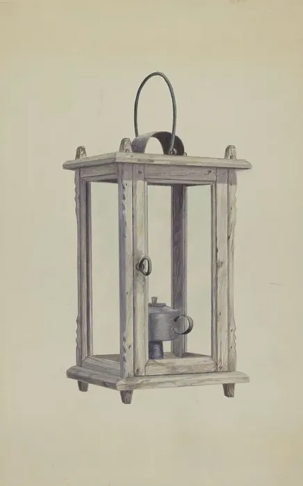 Framed Print : Lantern, c. 1937. Creator: Earl Butlin Framed Print : Lantern, c. 1937. Creator: Earl Butlin