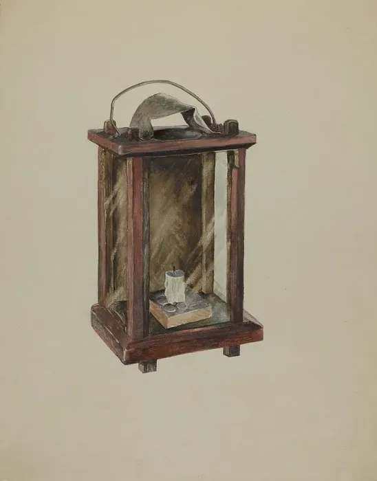 Framed Print : Lantern, c. 1937. Creator: Ralph Atkinson Framed Print : Lantern, c. 1937. Creator: Ralph Atkinson