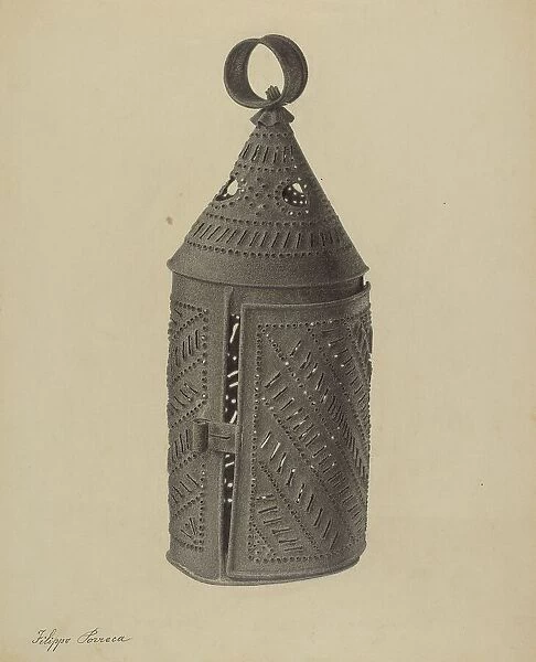 Lantern, c. 1938. Creator: Filippo Porreca