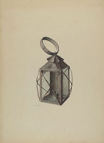 Lantern, c. 1938. Creator: Roy Weber