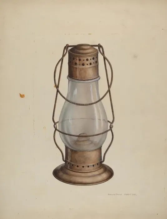 Framed Print : Lantern, c. 1939. Creator: Samuel W. Ford Framed Print : Lantern, c. 1939. Creator: Samuel W. Ford