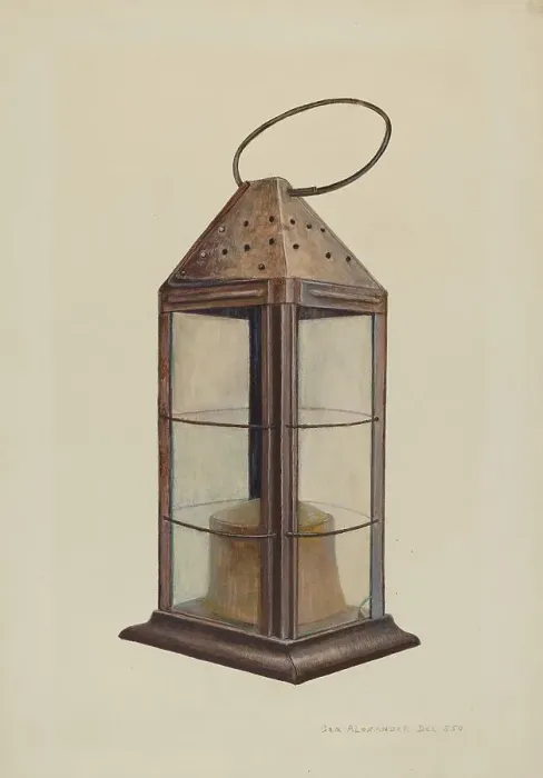 Framed Print : Lantern, c. 1940. Creator: George H. Alexander Framed Print : Lantern, c. 1940. Creator: George H. Alexander