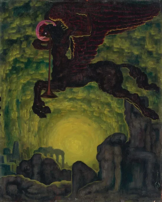 Framed Print : L'appel mysterieux, 1924. Creator: Nikolay Kalmakov. L'appel mysterieux, 1924. Creator: Nikolay Kalmakov Framed Print : L'appel mysterieux, 1924. Creator: Nikolay Kalmakov. L'appel mysterieux, 1924. Creator: Nikolay Kalmakov