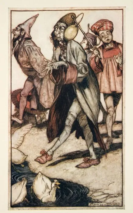 Framed Print : A Laputian Gentleman Taking a Walk, 1909 Framed Print : A Laputian Gentleman Taking a Walk, 1909