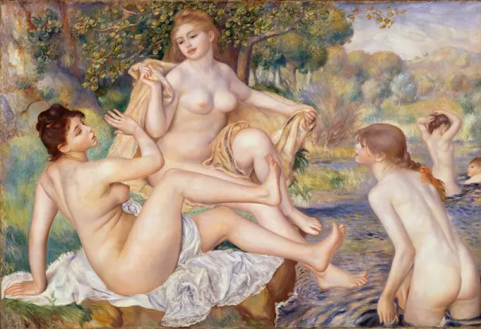 Framed Print : The Large Bathers, 1884-1887. Artist: Renoir, Pierre Auguste (1841-1919) Framed Print : The Large Bathers, 1884-1887. Artist: Renoir, Pierre Auguste (1841-1919)