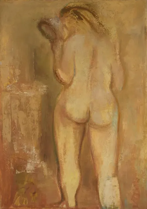 Framed Print : Large Blonde Nude, c1920-1950s. Creator: Constant Permeke Framed Print : Large Blonde Nude, c1920-1950s. Creator: Constant Permeke
