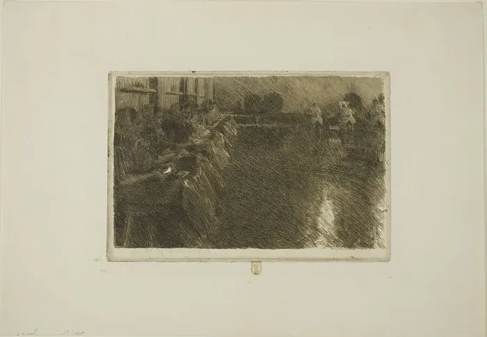 Framed Print : The Large Brewery, 1890. Creator: Anders Leonard Zorn Framed Print : The Large Brewery, 1890. Creator: Anders Leonard Zorn