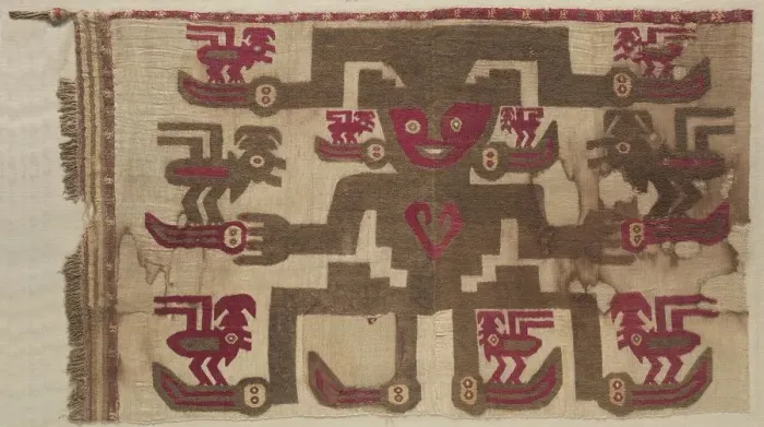 Framed Print : Large Cloth, 1100-1400. Creator: Unknown Framed Print : Large Cloth, 1100-1400. Creator: Unknown