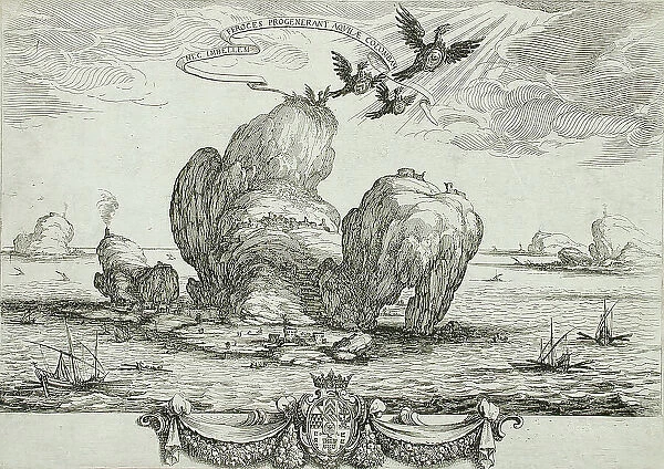 The Large Crag, 1623. Creator: Jacques Callot