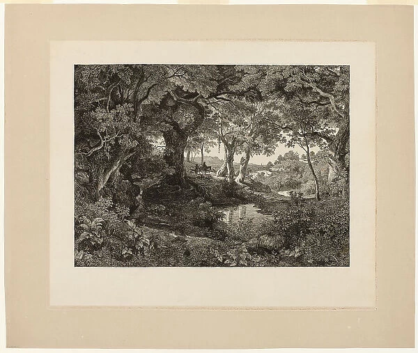 The Large Italian Landscape, 1841. Creator: Johann Wilhelm Schirmer