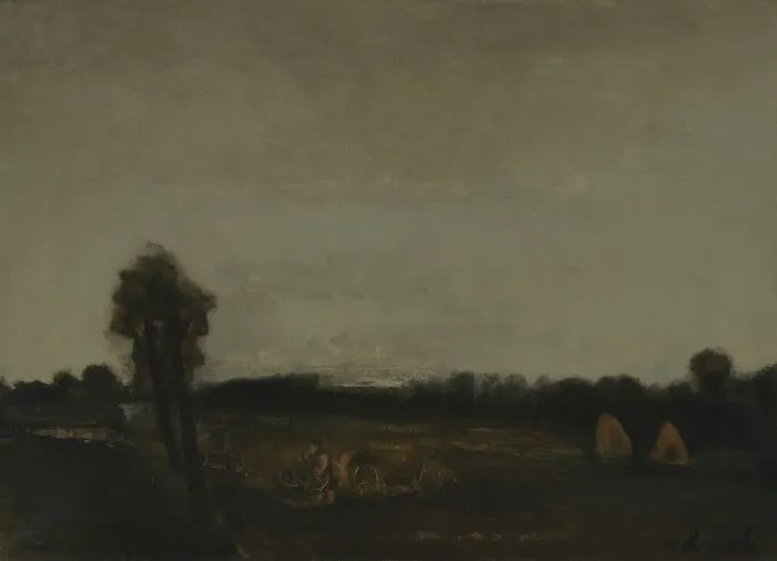 Framed Print : Large Landscape, c1920-1950s. Creator: Constant Permeke Framed Print : Large Landscape, c1920-1950s. Creator: Constant Permeke