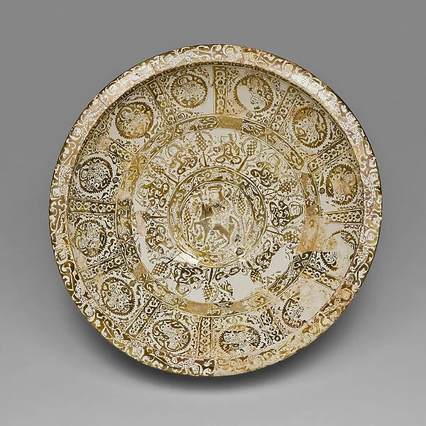 Large Luster Bowl, Seljuq dynasty (1037-1194), 12th century, dated 1191 (Safar, 587 A. H. )