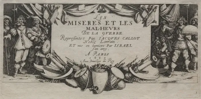 Framed Print : The Large Miseries of War, 1633. Creator: Jacques Callot (French, 1592-1635) Framed Print : The Large Miseries of War, 1633. Creator: Jacques Callot (French, 1592-1635)