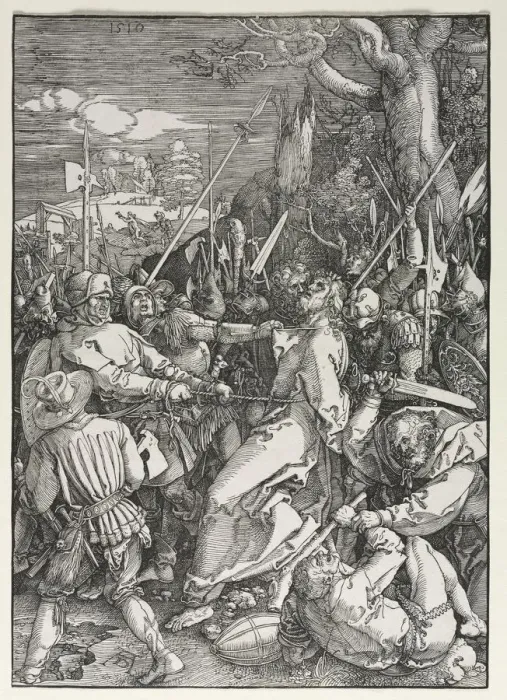 Framed Print : The Large Passion: The Betrayal of Christ, 1510. Creator: Albrecht Dürer (German, 1471-1528) Framed Print : The Large Passion: The Betrayal of Christ, 1510. Creator: Albrecht Dürer (German, 1471-1528)