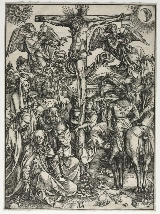 Framed Print : The Large Passion: The Crucifixion, c. 1497-1500. Creator: Albrecht Dürer (German, 1471-1528) Framed Print : The Large Passion: The Crucifixion, c. 1497-1500. Creator: Albrecht Dürer (German, 1471-1528)