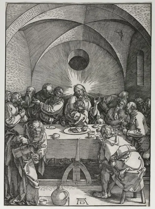 Framed Print : The Large Passion: The Last Supper, 1510. Creator: Albrecht Dürer (German, 1471-1528) Framed Print : The Large Passion: The Last Supper, 1510. Creator: Albrecht Dürer (German, 1471-1528)