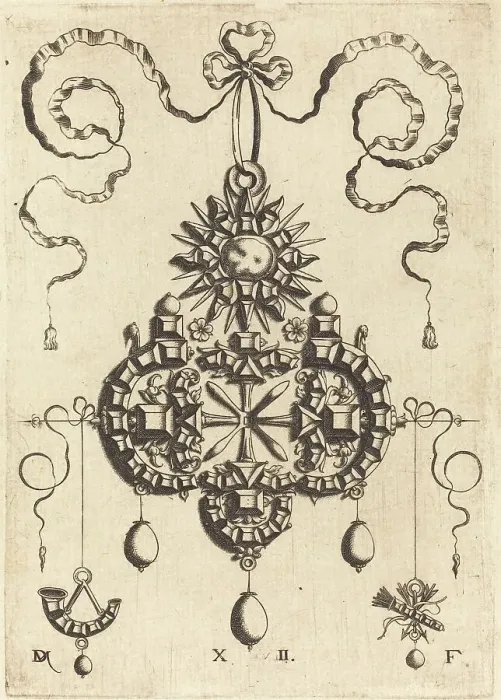 Framed Print : Large Pendant. Creator: Daniel Mignot