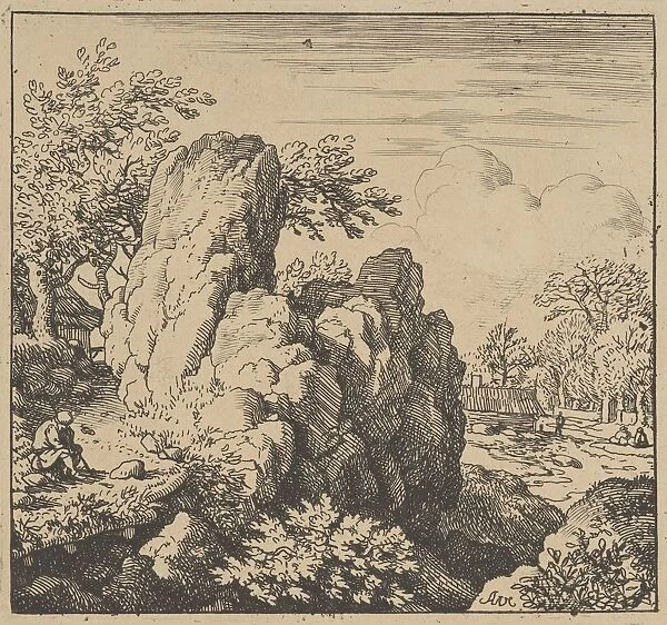 The Large Rock, mid-17th century. mid-17th century. Creator: Allart van Everdingen