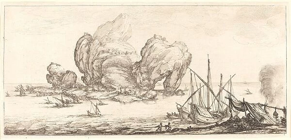 The Large Rock, probably c. 1630. Creator: Jacques Callot