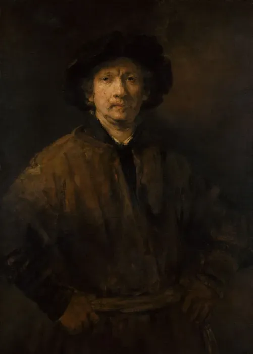 Framed Print : Large Self-Portrait, 1652. Artist: Rembrandt van Rhijn (1606-1669) Framed Print : Large Self-Portrait, 1652. Artist: Rembrandt van Rhijn (1606-1669)