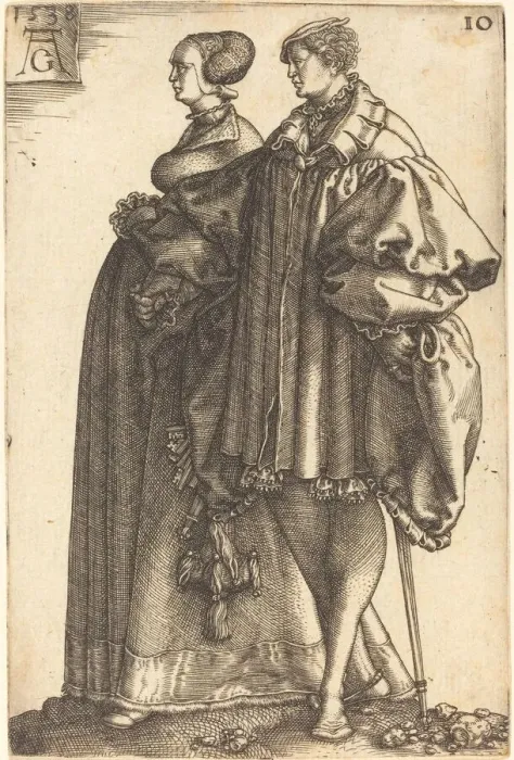 Framed Print : Large Wedding Dancers, 1538. Creator: Heinrich Aldegrever Framed Print : Large Wedding Dancers, 1538. Creator: Heinrich Aldegrever