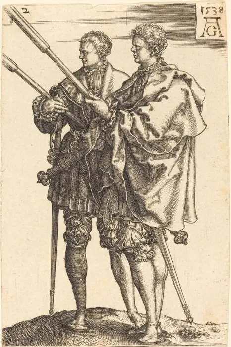 Framed Print : Large Wedding Dancers, 1538. Creator: Heinrich Aldegrever Framed Print : Large Wedding Dancers, 1538. Creator: Heinrich Aldegrever