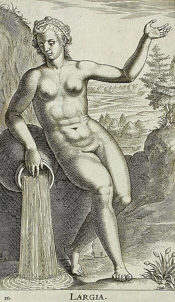 Largia, 1587. Creator: Philip Galle