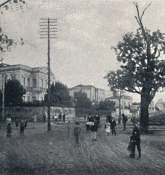 Largo da Republica, 1895. Artist: Oscar Ernheim