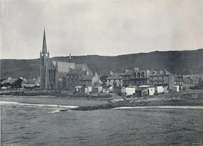 Framed Print : Largs - From the Sea, 1895 Framed Print : Largs - From the Sea, 1895