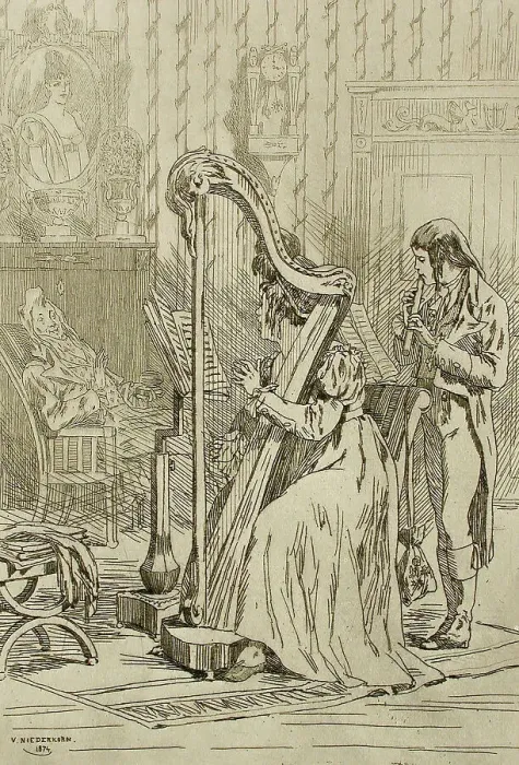 Framed Print : L'Ariette, 1874. Creator: Félicien Rops Framed Print : L'Ariette, 1874. Creator: Félicien Rops