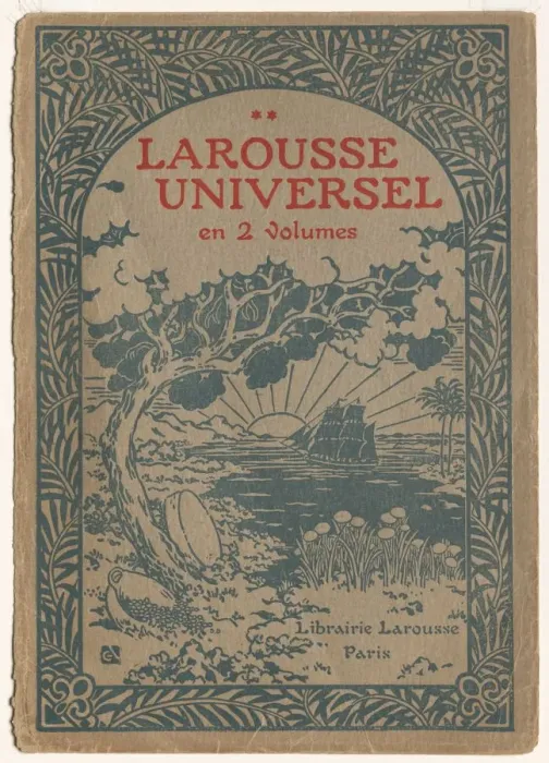 Framed Print : Larousse Universal: Cover (Le Larousse Universel). Creator: Georges Auriol (French Framed Print : Larousse Universal: Cover (Le Larousse Universel). Creator: Georges Auriol (French