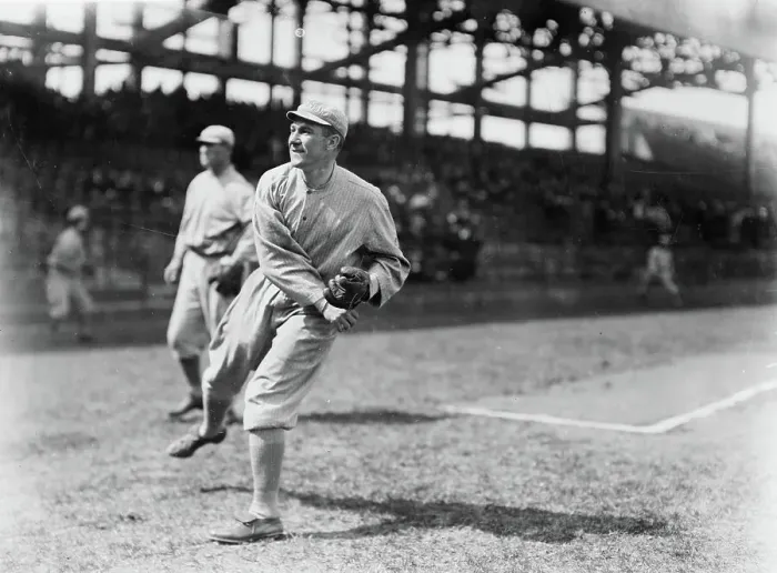 Framed Print : Larry Doyle, New York NL (baseball), 1914. Creator: Bain News Service Framed Print : Larry Doyle, New York NL (baseball), 1914. Creator: Bain News Service