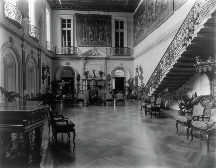 Framed Print : Larz Anderson house, Washington, D.C. - ballroom, between 1890 and 1950. Creator: Frances Benjamin Johnston