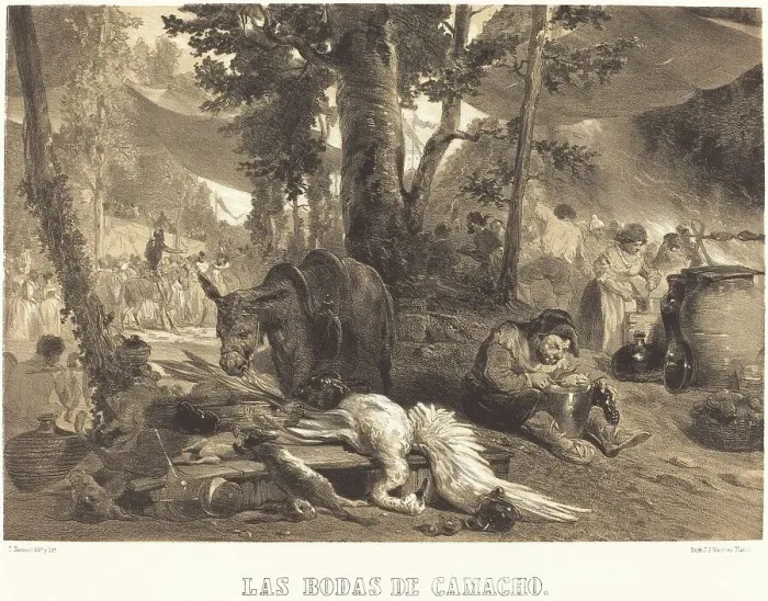 Framed Print : Las Bodas de Camacho, c. 1855. Creator: Célestin Nanteuil Framed Print : Las Bodas de Camacho, c. 1855. Creator: Célestin Nanteuil