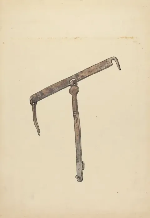 Framed Print : Latch, 1935  /  1942. Creator: Geoffrey Holt