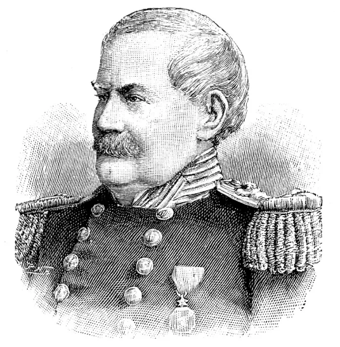 Framed Print : The late Admiral Beechey, 1895. Creator: P Naumann Framed Print : The late Admiral Beechey, 1895. Creator: P Naumann