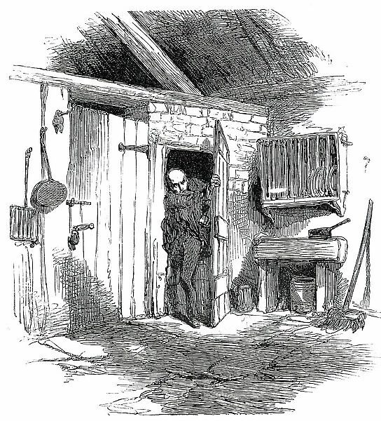 The Late Attack upon Marshal Haynau - the Coal-Cellar at the 'George', Bankside, 1850. Creator: Unknown. The Late Attack upon Marshal Haynau - the Coal-Cellar at the 'George', Bankside, 1850. Creator: Unknown