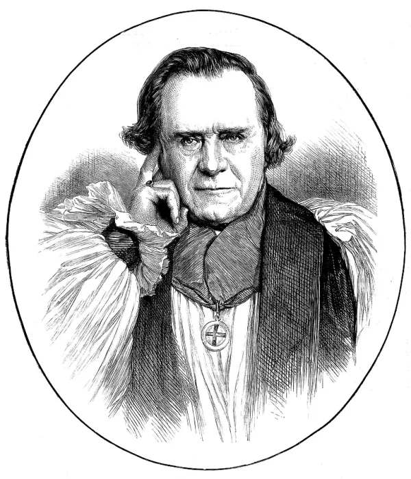 Framed Print : The late Bishop of Winchester, 1873. Creator: Unknown Framed Print : The late Bishop of Winchester, 1873. Creator: Unknown