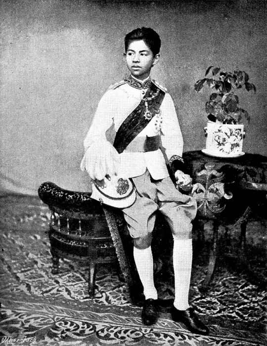 Framed Print : The late Crown Prince of Siam: Somdetch Chowfa Maha Vajirunhis, 1895. Creator: Unknown