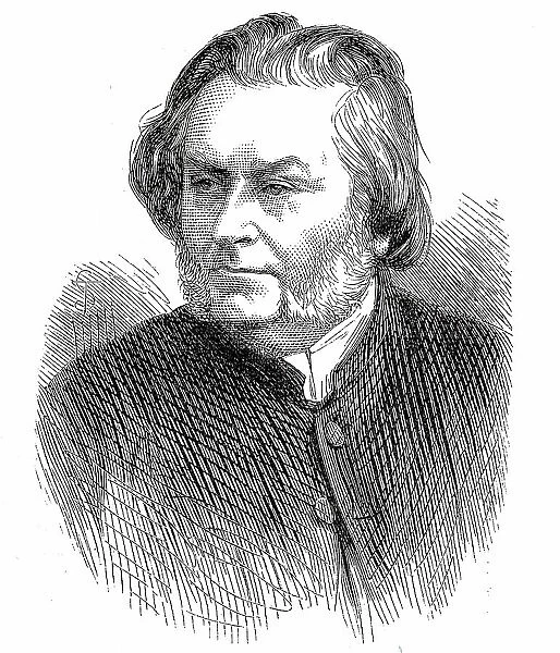 The late Dr. H. Gauntlett, 1876. Creator: Unknown