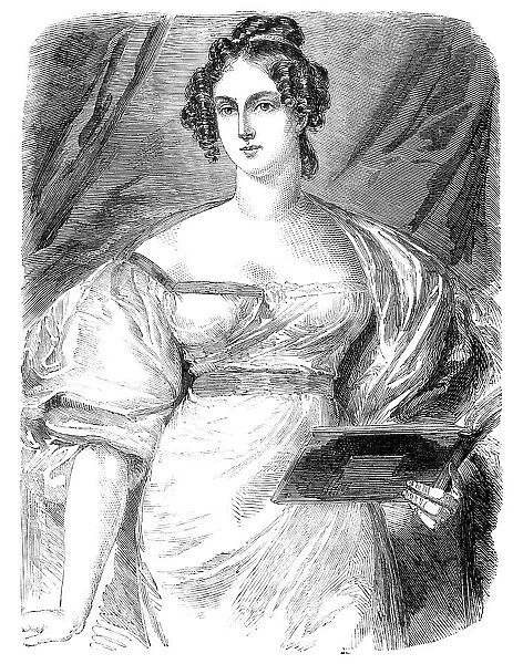 The late Duchess of Rutland - from the portrait by G. Sanders, 1857. Creators: John Lucas, Samuel Cousins