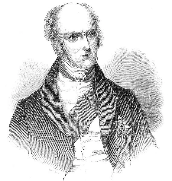 The late Earl Grey, 1845. Creator: Unknown