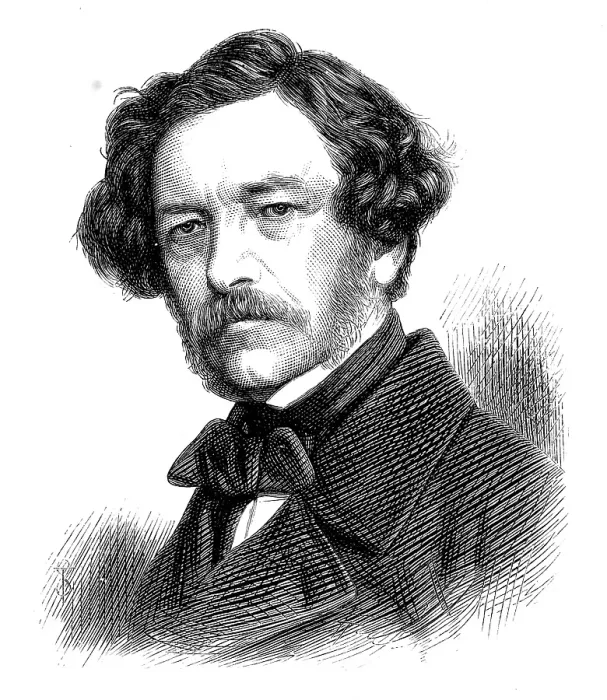 Framed Print : The late F. Winterhalter, portrait-painter, 1873. Creator: Unknown Framed Print : The late F. Winterhalter, portrait-painter, 1873. Creator: Unknown