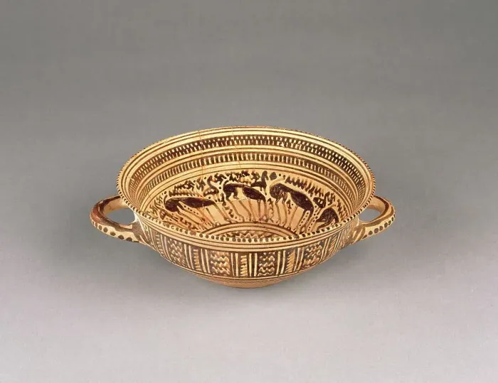 Framed Print : Late Geometric Cup, about 730 BC. Creator: Unknown Framed Print : Late Geometric Cup, about 730 BC. Creator: Unknown