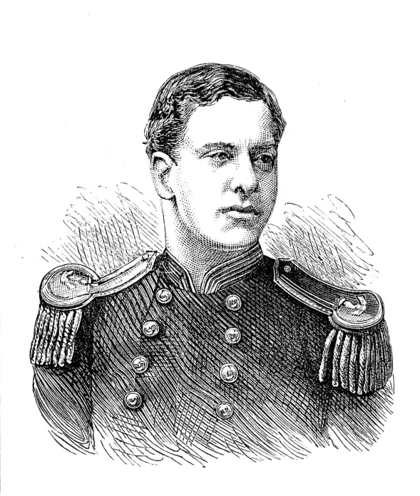 Framed Print : The late Lieutenant Trower, R.N. 1881. Creator: Unknown